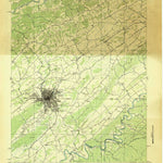 United States Geological Survey Beaver Creek, VA-TN (1935, 48000-Scale) digital map