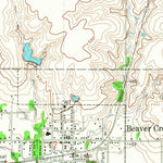 United States Geological Survey Beaver Crossing, NE (1966, 24000-Scale) digital map