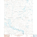 United States Geological Survey Beaver D-1, AK (1990, 63360-Scale) digital map