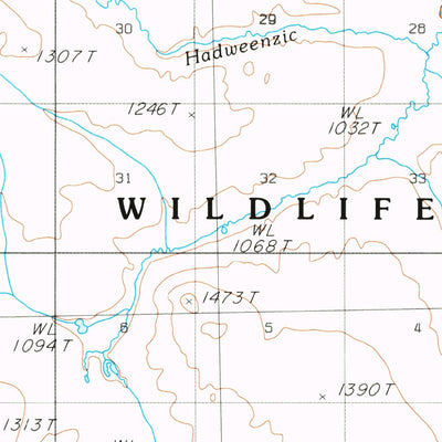 United States Geological Survey Beaver D-3, AK (1990, 63360-Scale) digital map