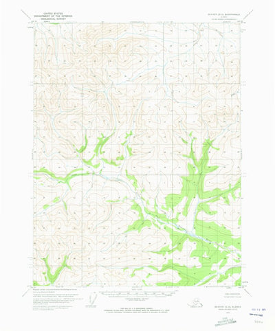 United States Geological Survey Beaver D-5, AK (1970, 63360-Scale) digital map