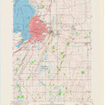 United States Geological Survey Beaver Dam, WI (1980, 24000-Scale) digital map