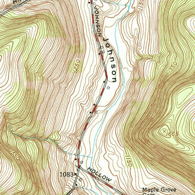 United States Geological Survey Beaver Dams, NY (1953, 24000-Scale) digital map
