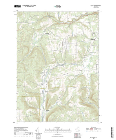 United States Geological Survey Beaver Dams, NY (2023, 24000-Scale) digital map