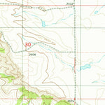 United States Geological Survey Beaver Flats South, MT (1979, 24000-Scale) digital map