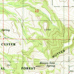 United States Geological Survey Beaver Flats South, MT (1979, 24000-Scale) digital map
