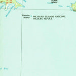 United States Geological Survey Beaver Island, MI (1984, 100000-Scale) digital map
