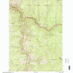 United States Geological Survey Beaver Jack Mountain, ID (1998, 24000-Scale) digital map