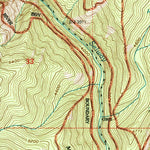 United States Geological Survey Beaver Jack Mountain, ID (1998, 24000-Scale) digital map