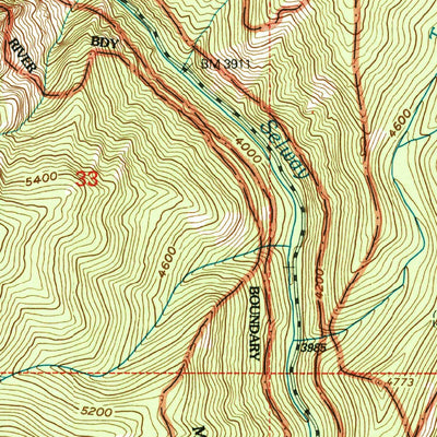 United States Geological Survey Beaver Jack Mountain, ID (1998, 24000-Scale) digital map