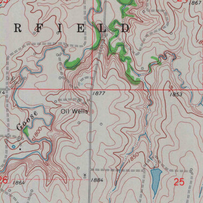 United States Geological Survey Beaver, KS (1969, 24000-Scale) digital map