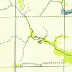 United States Geological Survey Beaver, LA (1954, 31680-Scale) digital map