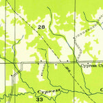 United States Geological Survey Beaver, LA (1954, 31680-Scale) digital map