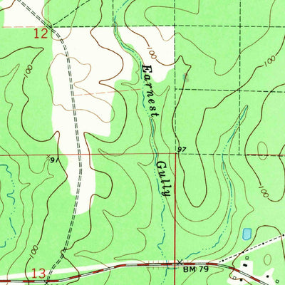 United States Geological Survey Beaver, LA (1968, 24000-Scale) digital map