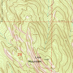 United States Geological Survey Beaver Lake, MT (1962, 24000-Scale) digital map