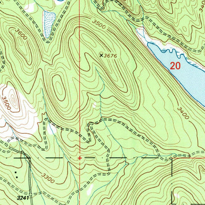 United States Geological Survey Beaver Lake, MT (1994, 24000-Scale) digital map