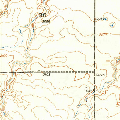 United States Geological Survey Beaver Lake, ND (1948, 24000-Scale) digital map
