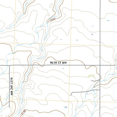 United States Geological Survey Beaver Lake, ND (2020, 24000-Scale) digital map
