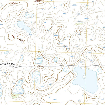 United States Geological Survey Beaver Lake, ND (2020, 24000-Scale) digital map