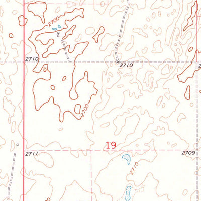 United States Geological Survey Beaver NW, OK-KS (1973, 24000-Scale) digital map