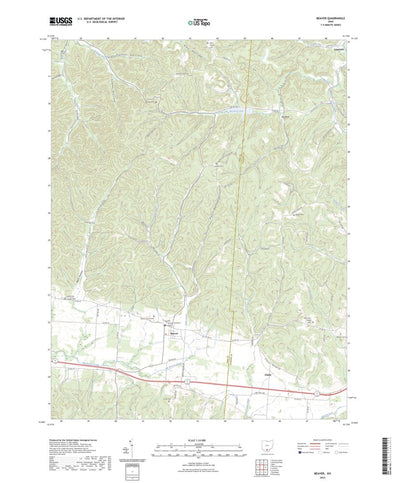United States Geological Survey Beaver, OH (2023, 24000-Scale) digital map