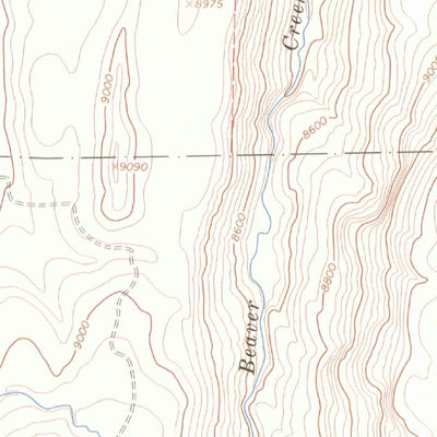 United States Geological Survey Beaver Park, CO (1964, 24000-Scale) digital map