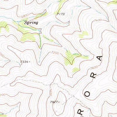 United States Geological Survey Beaver Peak, NV (1970, 24000-Scale) digital map