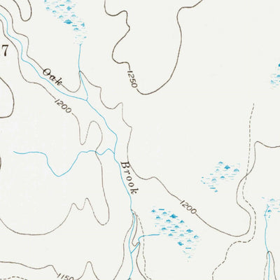 United States Geological Survey Beaver Pond, ME (1955, 62500-Scale) digital map