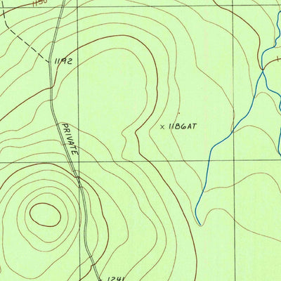 United States Geological Survey Beaver Pond SE, ME (1986, 24000-Scale) digital map