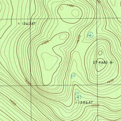 United States Geological Survey Beaver Pond SE, ME (1986, 24000-Scale) digital map