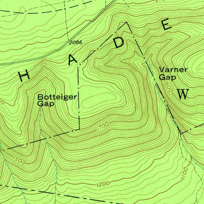United States Geological Survey Beaver Springs, PA (1959, 24000-Scale) digital map
