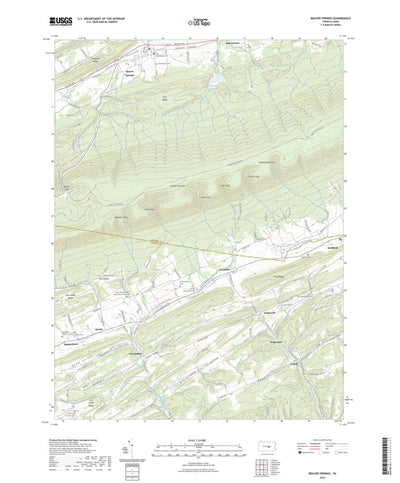 United States Geological Survey Beaver Springs, PA (2023, 24000-Scale) digital map