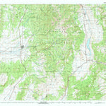 United States Geological Survey Beaver, UT (1980, 100000-Scale) digital map