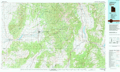 United States Geological Survey Beaver, UT (1980, 100000-Scale) digital map