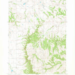 United States Geological Survey Beaver Wall, NE-SD (1969, 24000-Scale) digital map