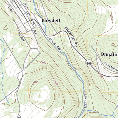 United States Geological Survey Beaverdale, PA (2023, 24000-Scale) digital map