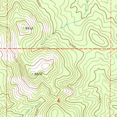 United States Geological Survey Beaverdam Creek, OR (1972, 24000-Scale) digital map