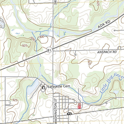 United States Geological Survey Beaverdam, OH (2023, 24000-Scale) digital map
