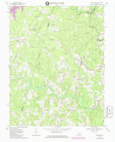 United States Geological Survey Beaverdam, VA (1969, 24000-Scale) digital map