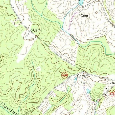 United States Geological Survey Beaverdam, VA (1969, 24000-Scale) digital map