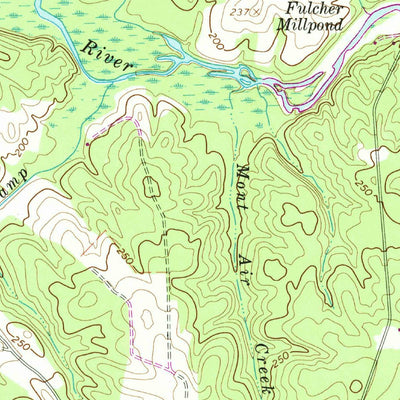 United States Geological Survey Beaverdam, VA (1969, 24000-Scale) digital map