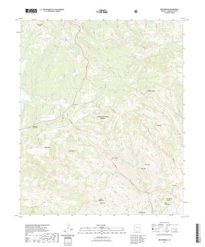 United States Geological Survey Beaverhead, AZ (2021, 24000-Scale) digital map
