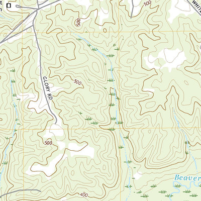 United States Geological Survey Beaverton, AL (2020, 24000-Scale) digital map