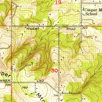 United States Geological Survey Beaverton, OR (1954, 24000-Scale) digital map