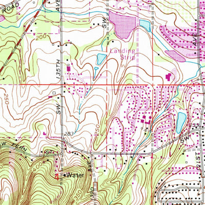 United States Geological Survey Beaverton, OR (1961, 24000-Scale) digital map