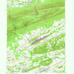 United States Geological Survey Beavertown, PA (1965, 24000-Scale) digital map