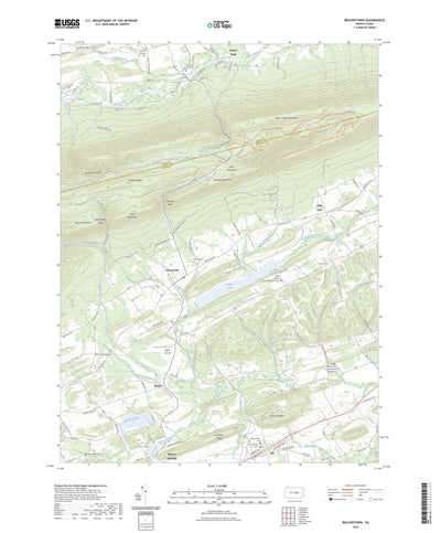United States Geological Survey Beavertown, PA (2023, 24000-Scale) digital map