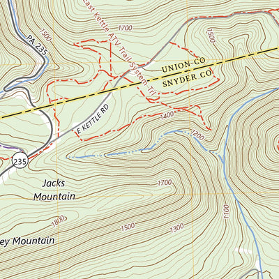 United States Geological Survey Beavertown, PA (2023, 24000-Scale) digital map