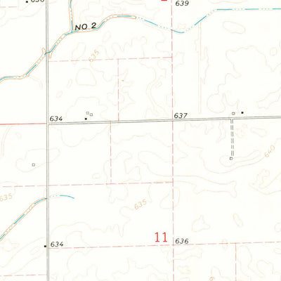 United States Geological Survey Beaverville, IL (1964, 24000-Scale) digital map