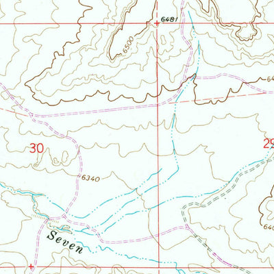 United States Geological Survey Becenti Lake, NM (1970, 24000-Scale) digital map